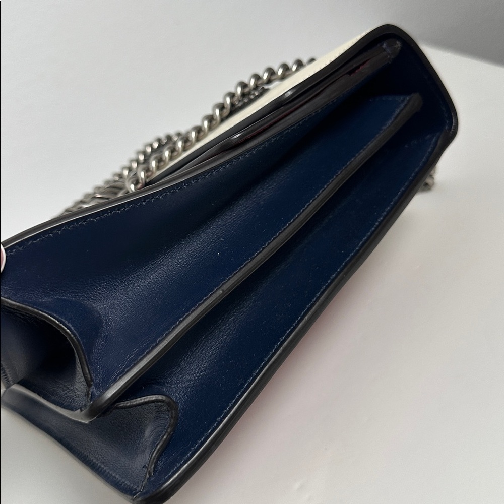 💯Authentic Gucci Dionysus Bee Embellished Leather Chain Shoulder Bag🍀 - Picture 13 of 17